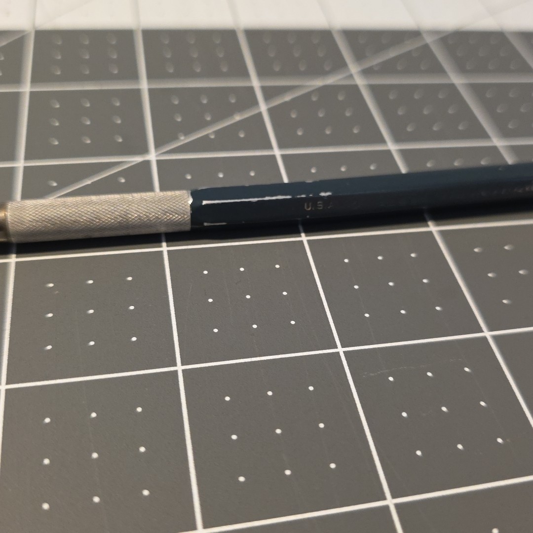 Eberhard Faber Microtomic 617 Mechanical Pencil And Castell Drawing Lead Vintage