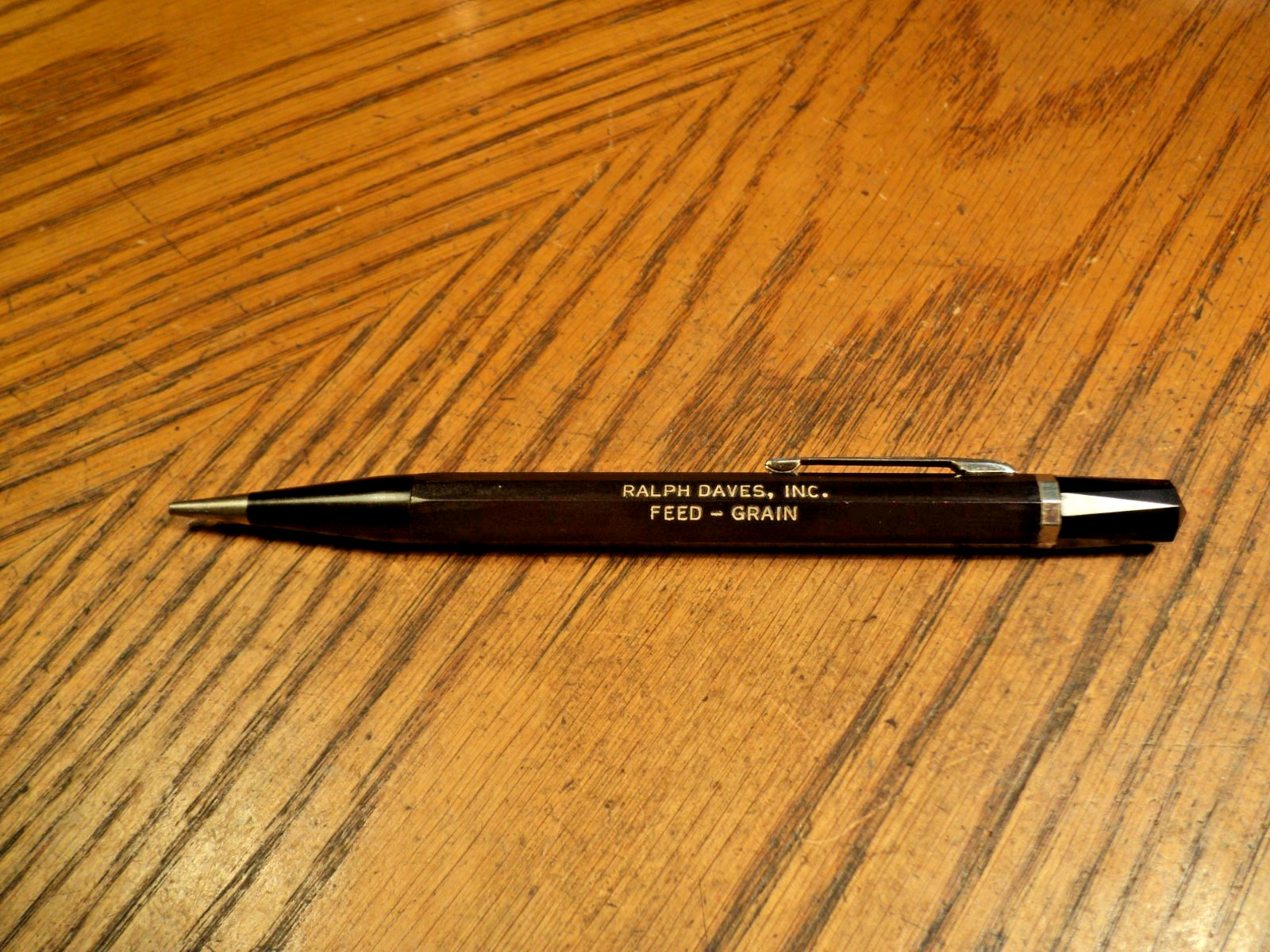 Vintage Autopoint Mechanical Pencil Ralph Daves Inc Grain- Feed 5-3/4″ Long USA