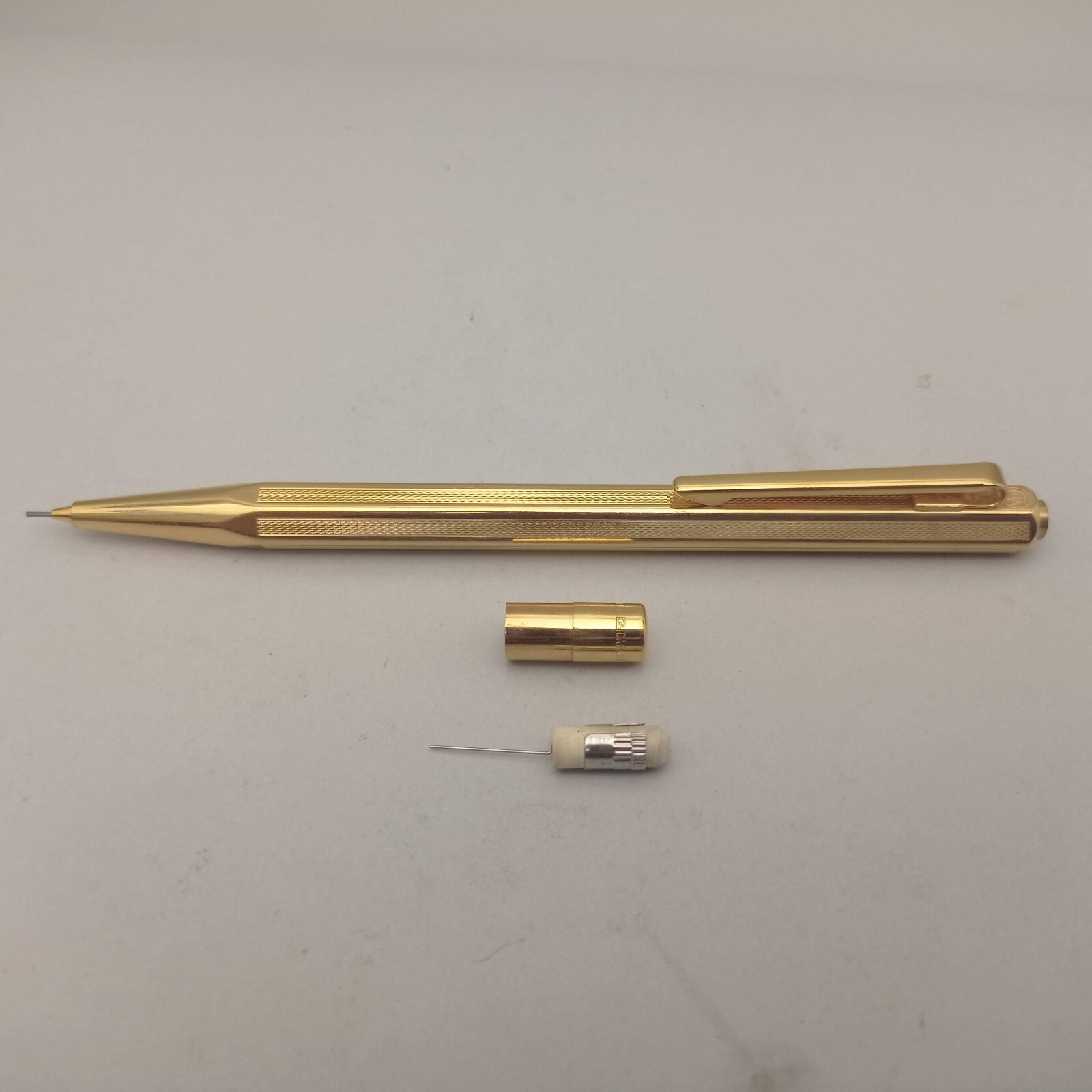 CARAN D’ACHE ECRIDOR GOLD PLATED MECHANICAL PENCIL 0.7 MM EXCELLENT IN BOX RARE