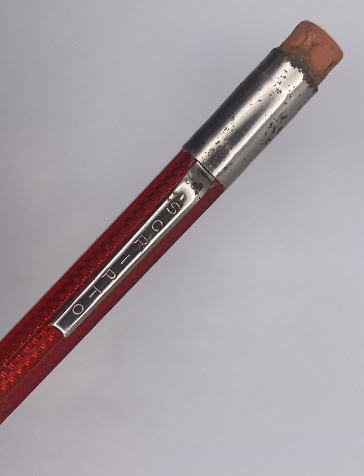 Vintage Scripto Twist Mechanical Pencil USA Red Translucent Barrel Collectible