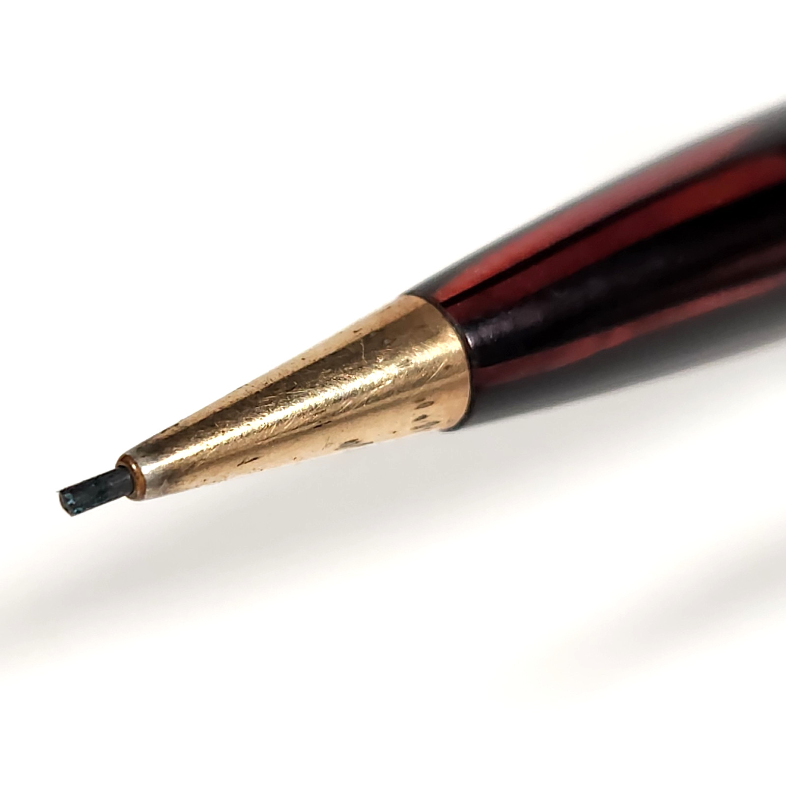 Vintage Sheaffer Balance 875 GT Mechanical Pencil Skyboy Carmine Red Used Works