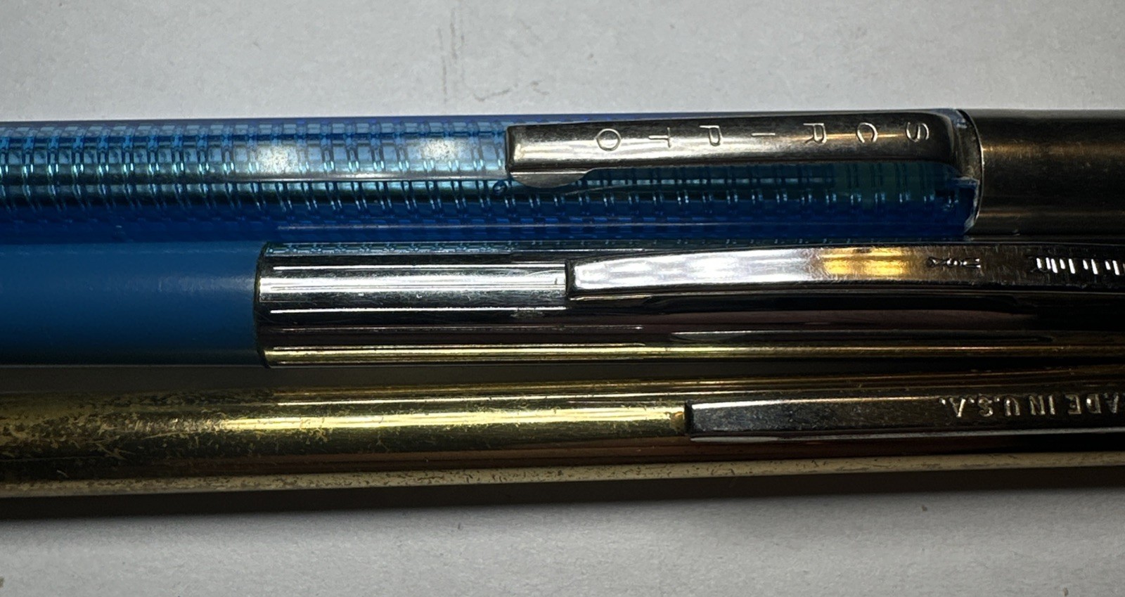 Lot Of 3 Vintage Mechanical Pencils Scripto Sheaffer Working