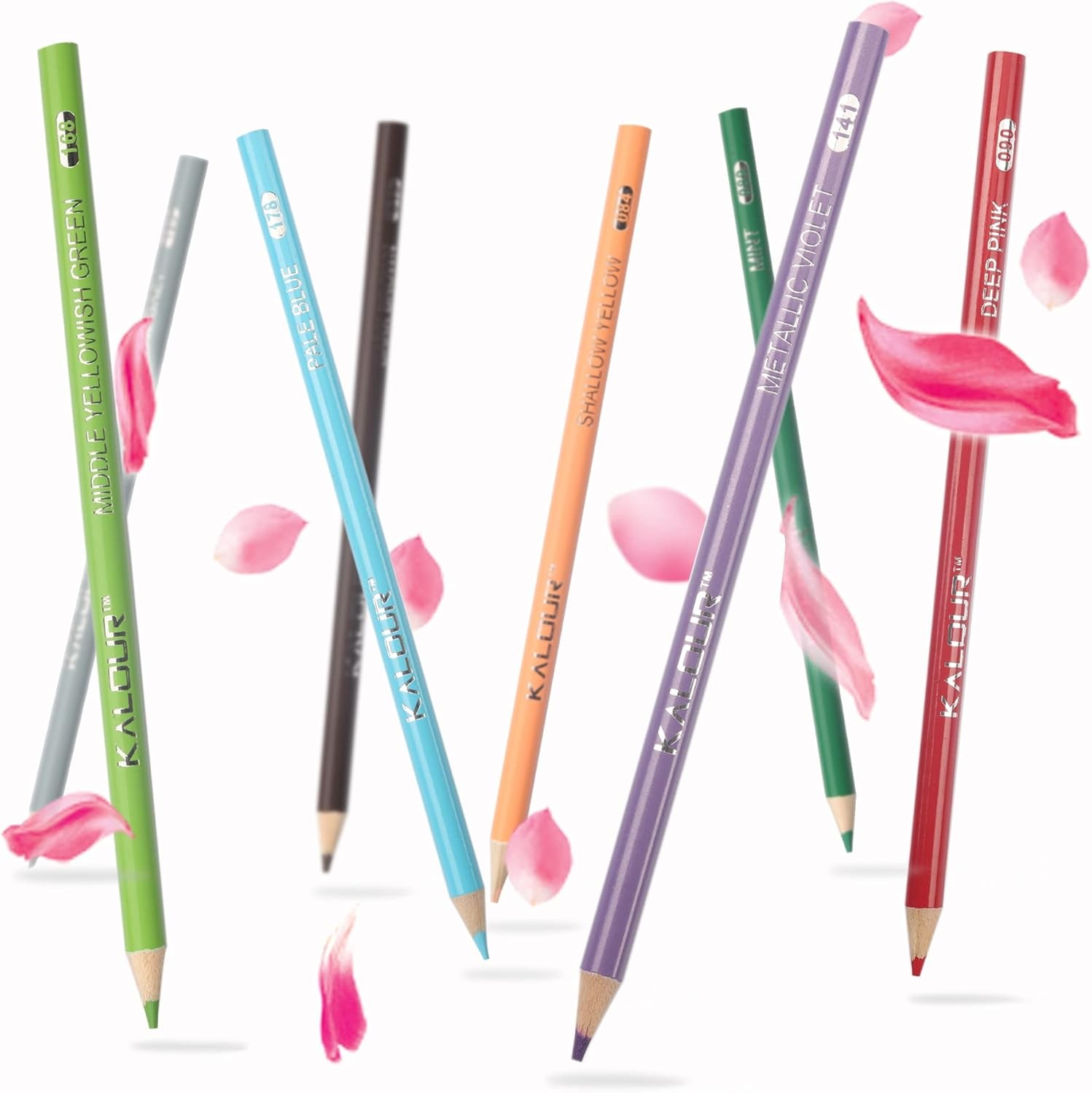 KALOUR 180 Colored Pencil Set for Adults 1 Count (Pack of 180), Multicolor