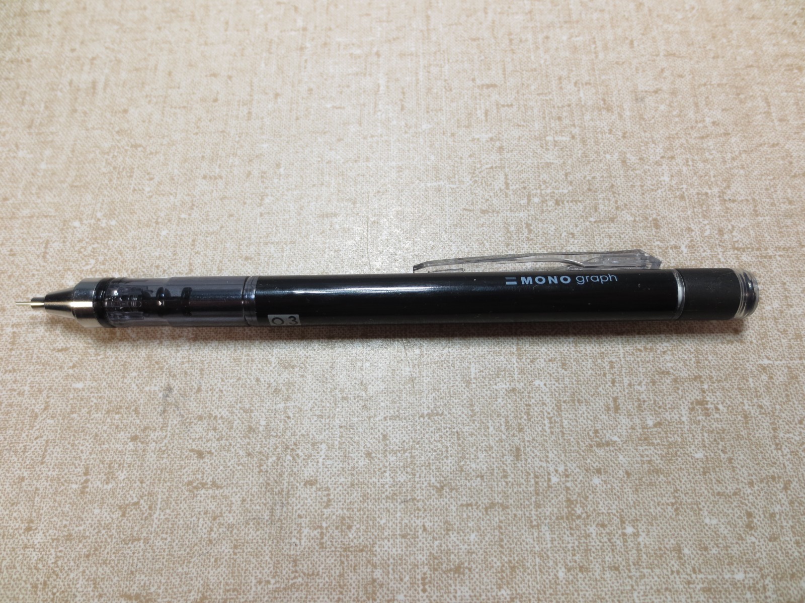 Tombow Mono Graph 0.3mm Dragonfly with Lead Lock Made in Japan Black