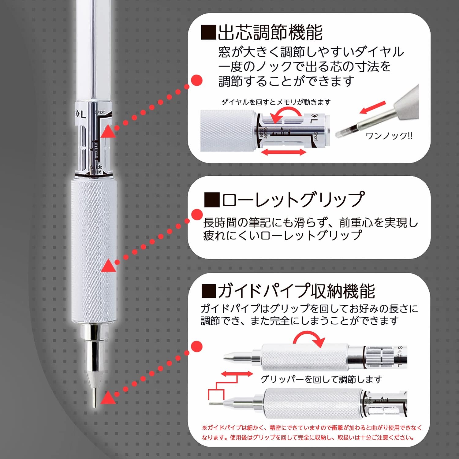 0.5mm Mechanical Pencil – Precision Writing Tool for Students and Artists