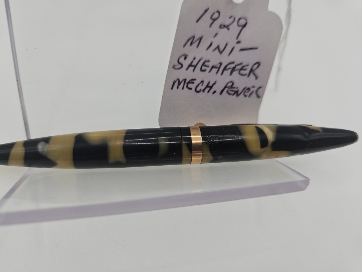 Sheaffer Lifetime Pearl & Black w/Gold Trim 1.1mm Mechanical Pencil – 1920”s