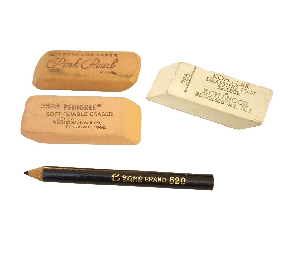 Eagle, Faber Castell Drawing Lead Lot + Venus, Eagle Pencils + Erasers