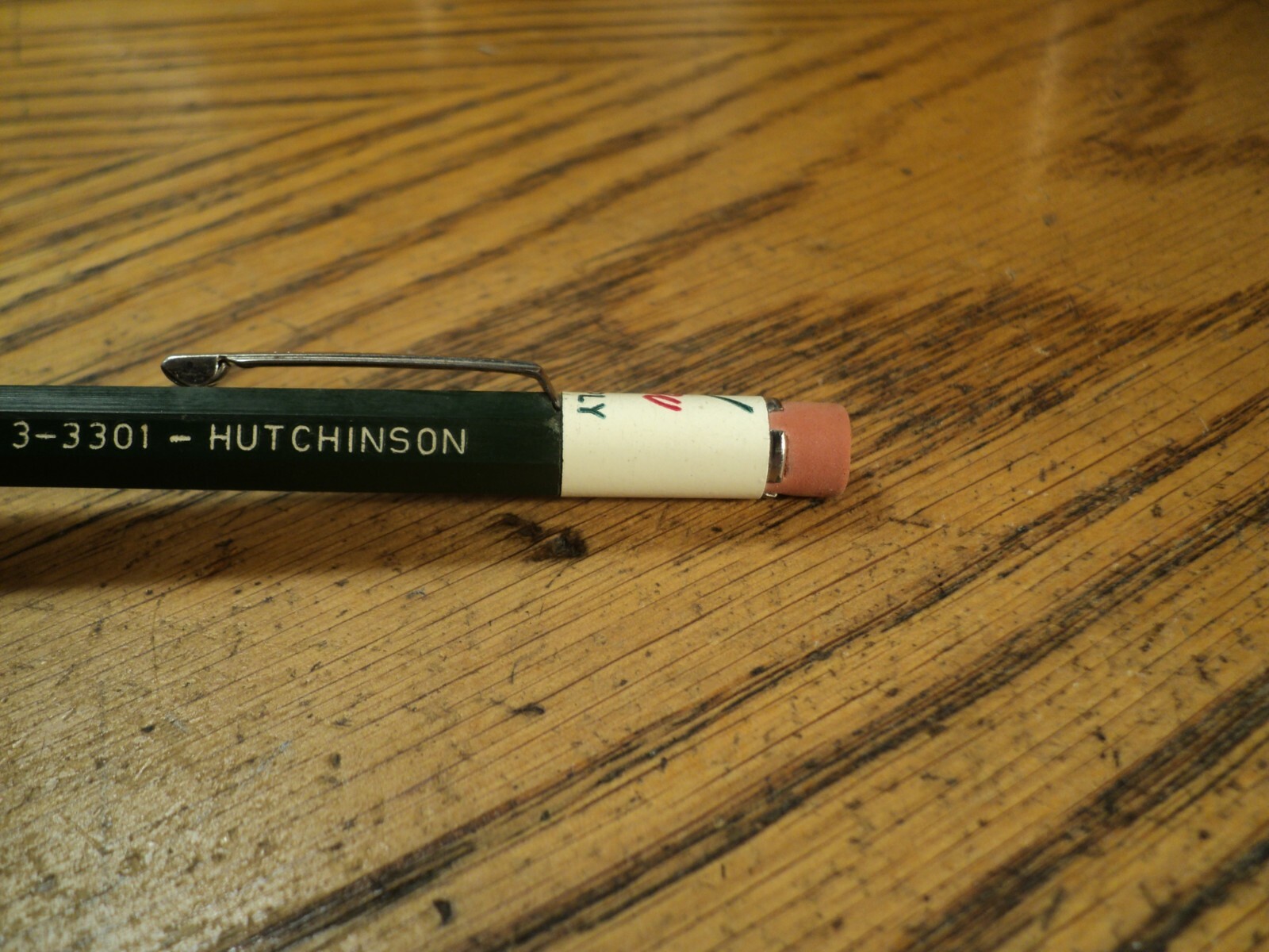 Vintage Autopoint Mechanical Pencil Kingsley Wagner Hutchinson Dark Green Body 2