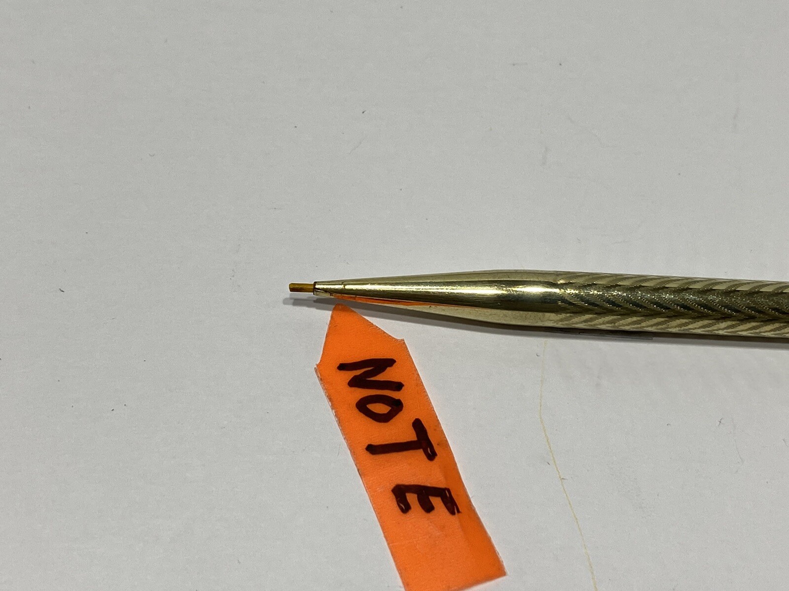 SHEAFFER’S GOLD FILLED ART DECO FLAT TOP TWIST MECHANICAL PENCIL
