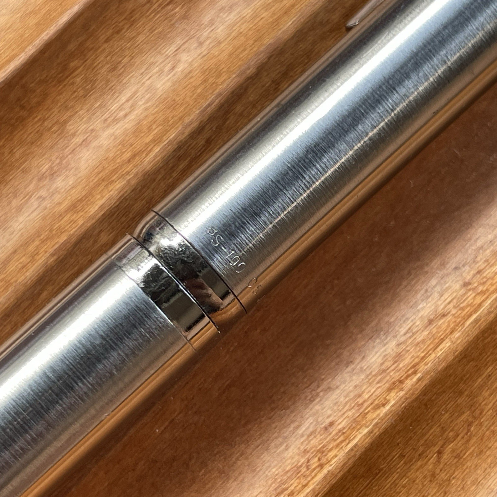 Kokuyo Mechanical Pencil PS-100 Body Knock Stainless Steel 0.5 mm Made in Japan