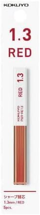 Kokuyo sharp refill (hanging pack) 1.3mm red core 5 pieces