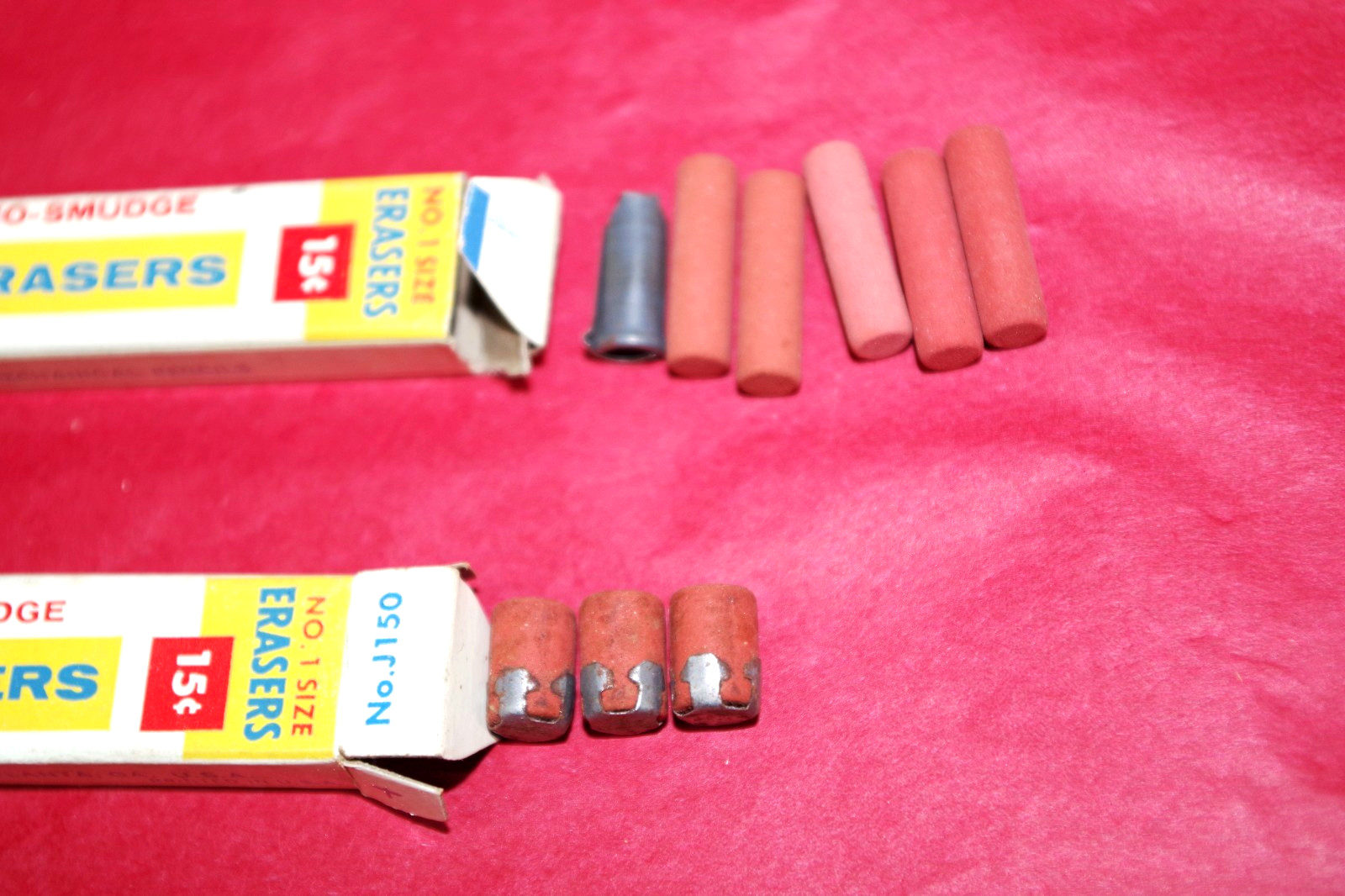 NOS Vintage 75 Pencil Leads & Erasers-Eagle-Semaphore Mikado-Scripto KOH-I-NOOR