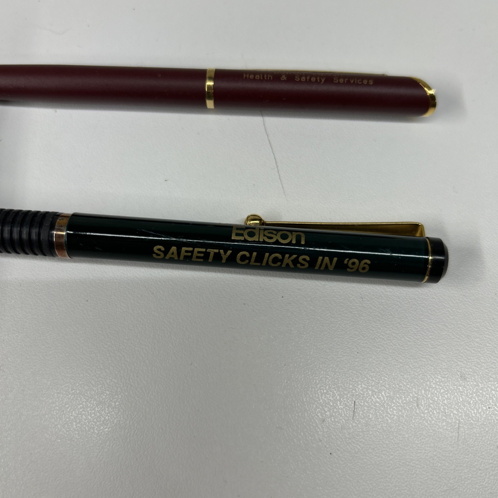 VTG Detroit Edison Pen And Mechanical Pencil Lot Of 2 Quill Finesse