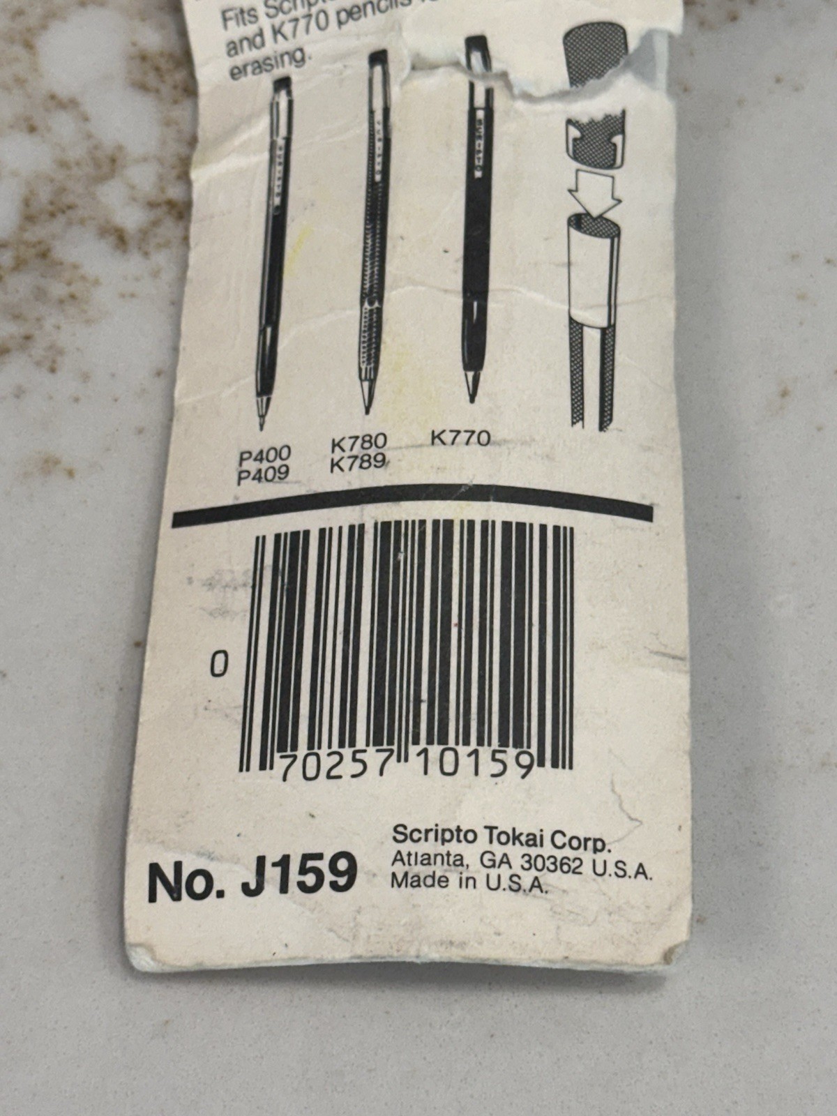 Vintage Mechanical Pencil Lead, Eraser Replacements For Scripto / Pentel