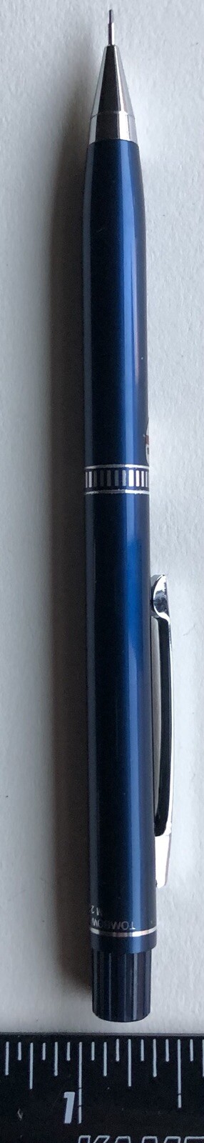 Vintage TOMBOW 500 M22 Mechanical Pencil .5mm Lead Sticker NOS Dark Blue Japan