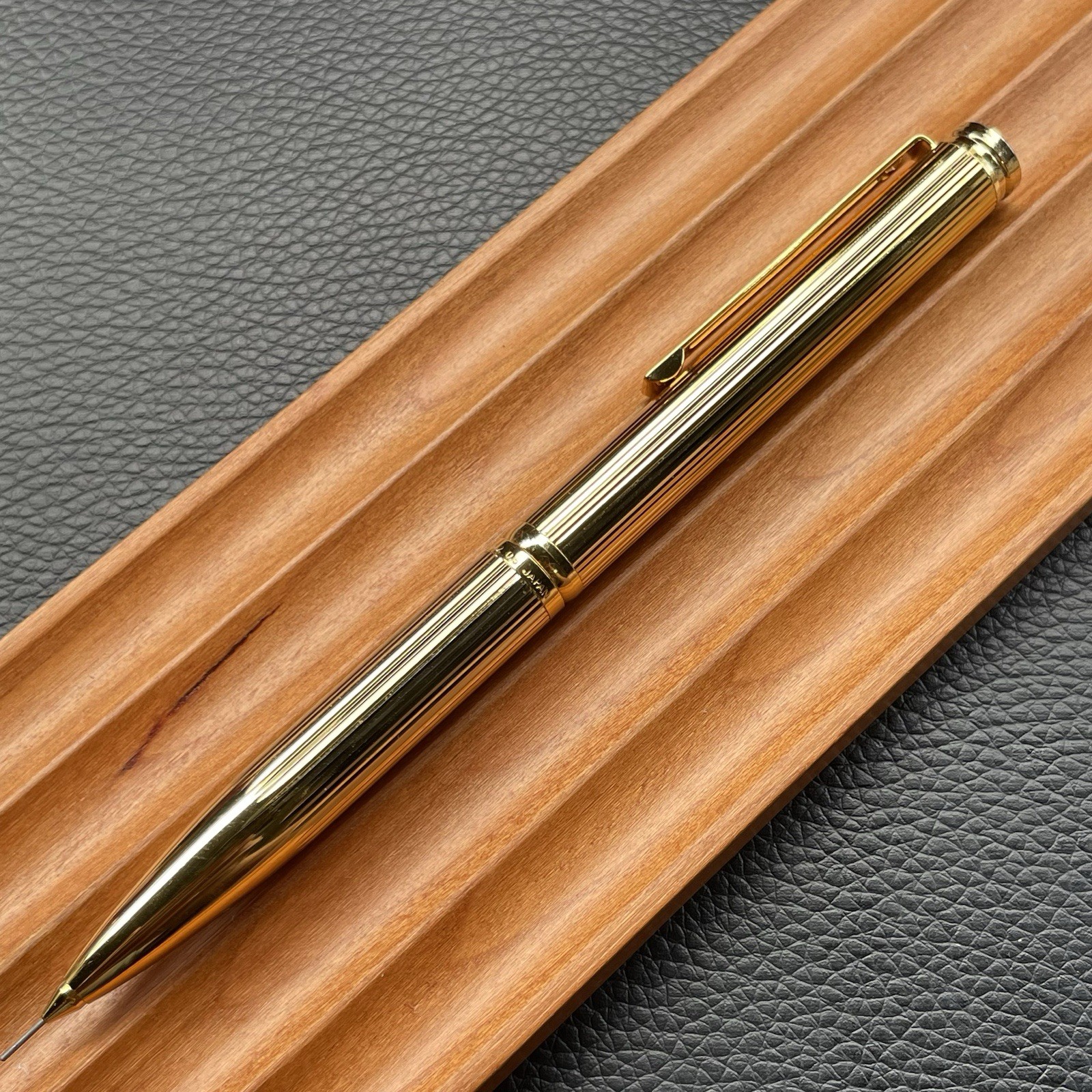 Kokuyo Mechanical Pencil PS-102 Body Knock Stainless Steel 0.5 mm Made in Japan