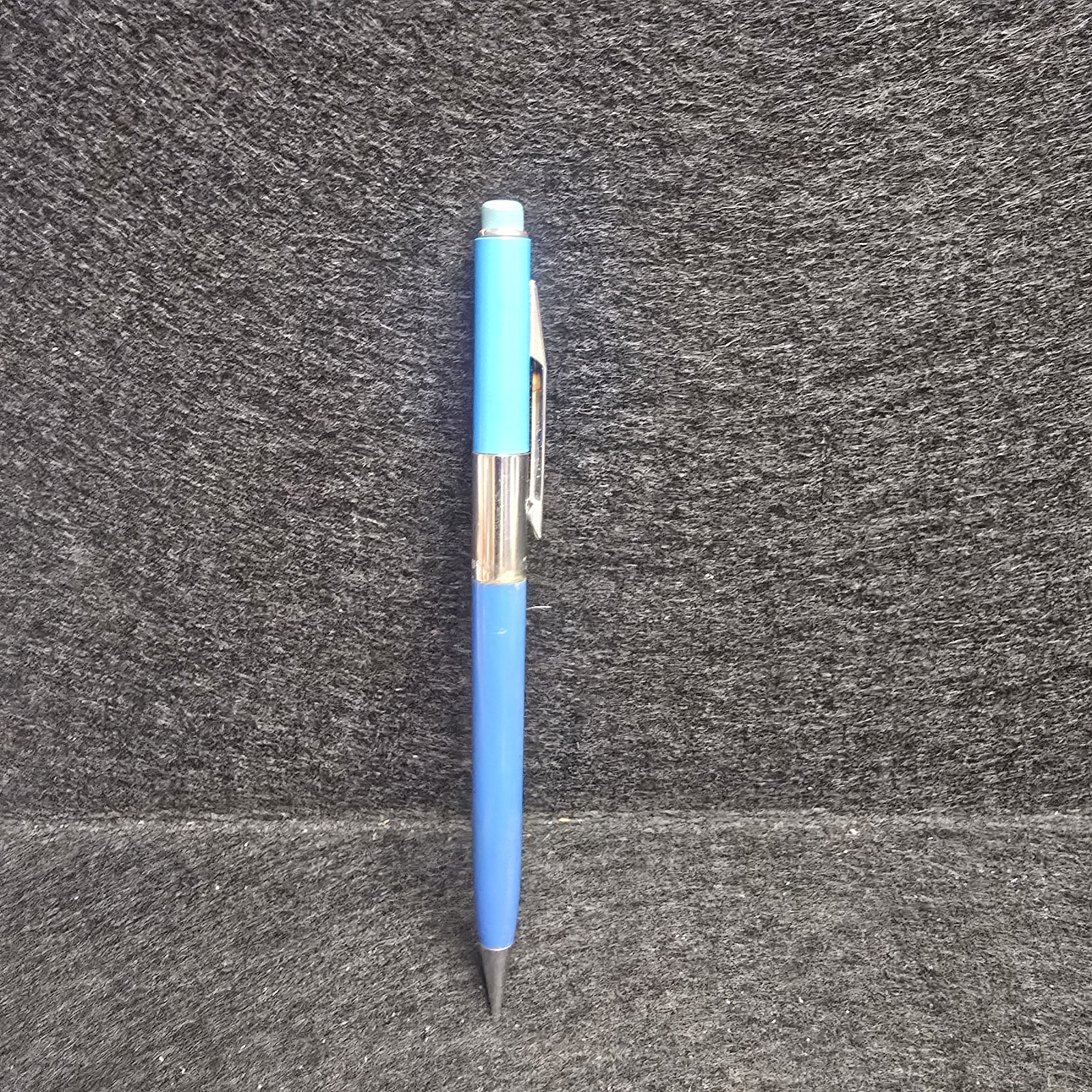 Vintage SCRIPTO Mechanical Pencil Korea Blue w chrome 1970’s
