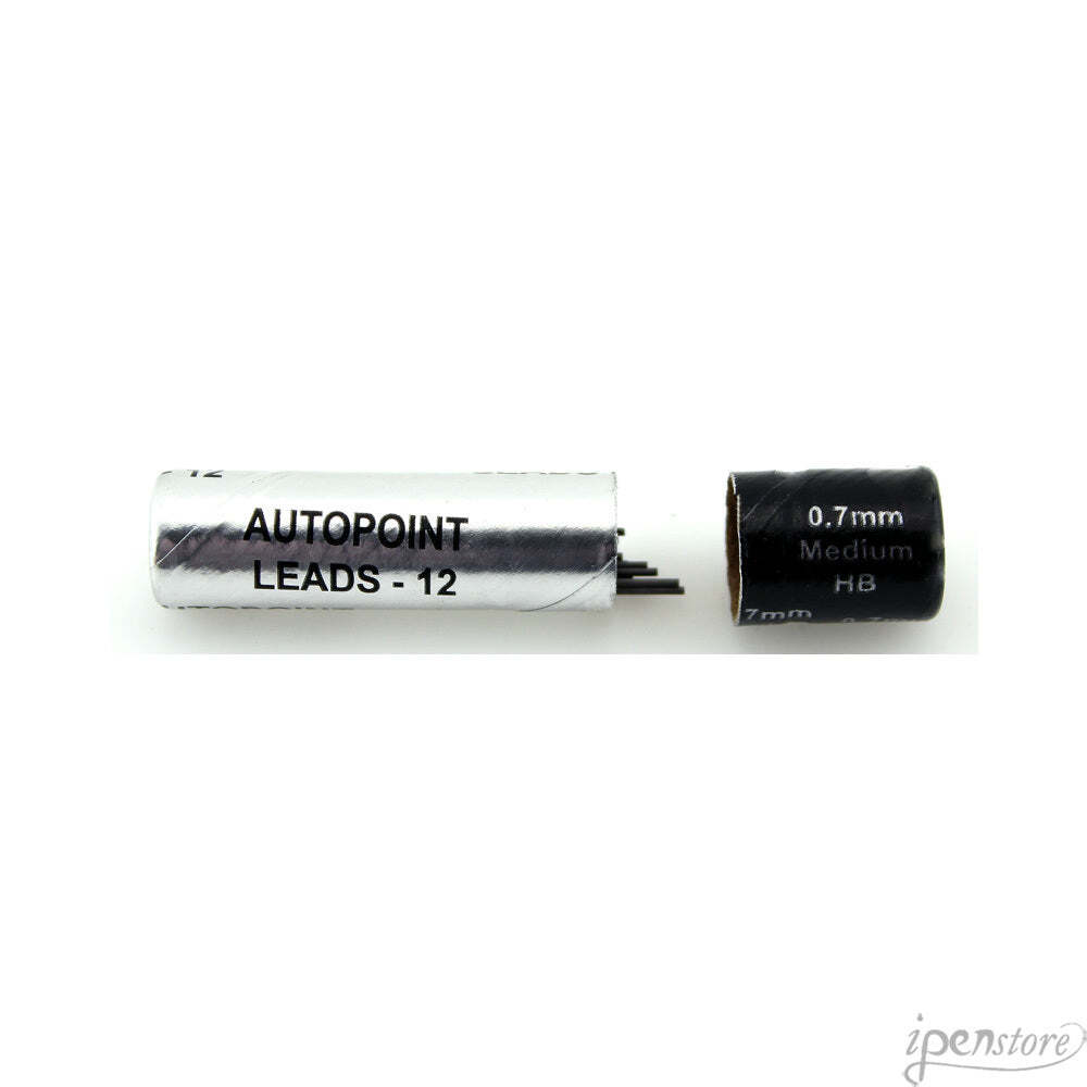 Tb/12 Autopoint 0.7 mm Graphite Lead 1-3/8″, 871-1, Black HB (Medium)