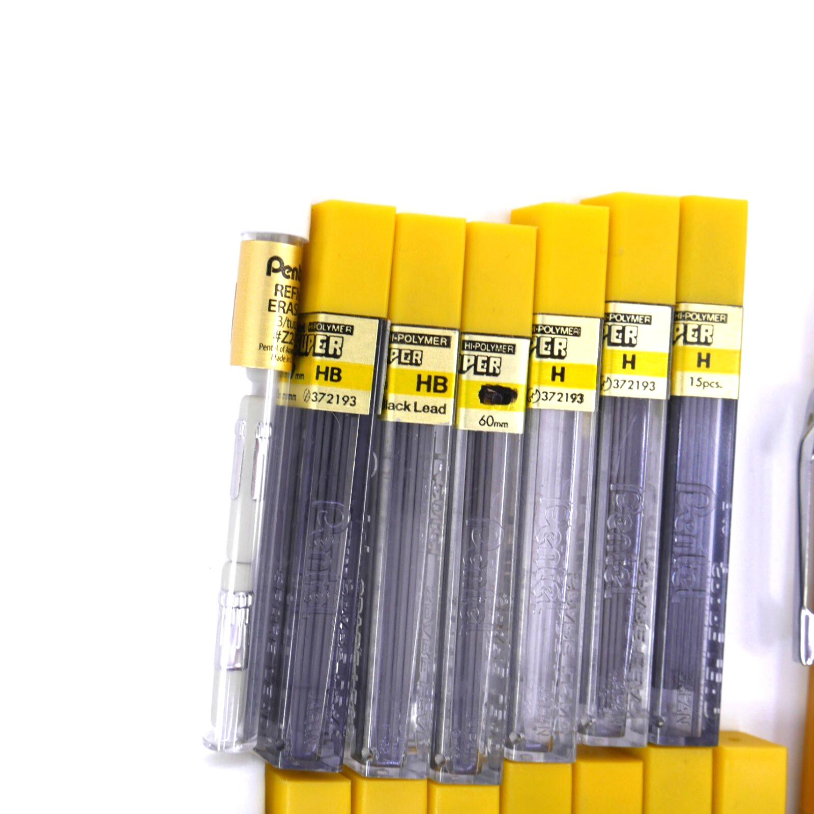 Vintage Pentel P209 – .9mm Mechanical Pencils Lot of 3 w/ Lead Refills + erasers
