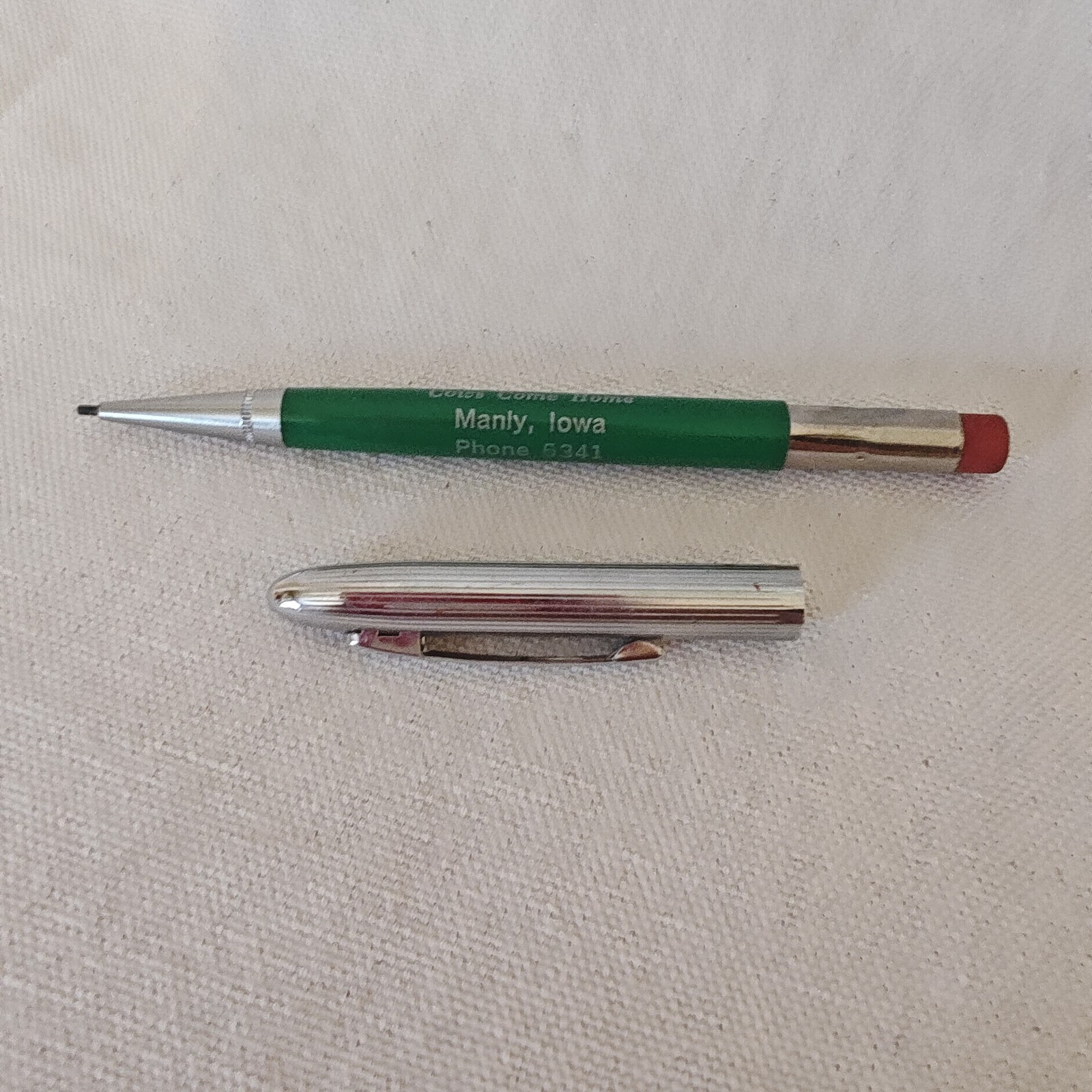 Vintage Vernon Mechanical Pencil ~ Farmers Co-op Creamery Manley, Ohio