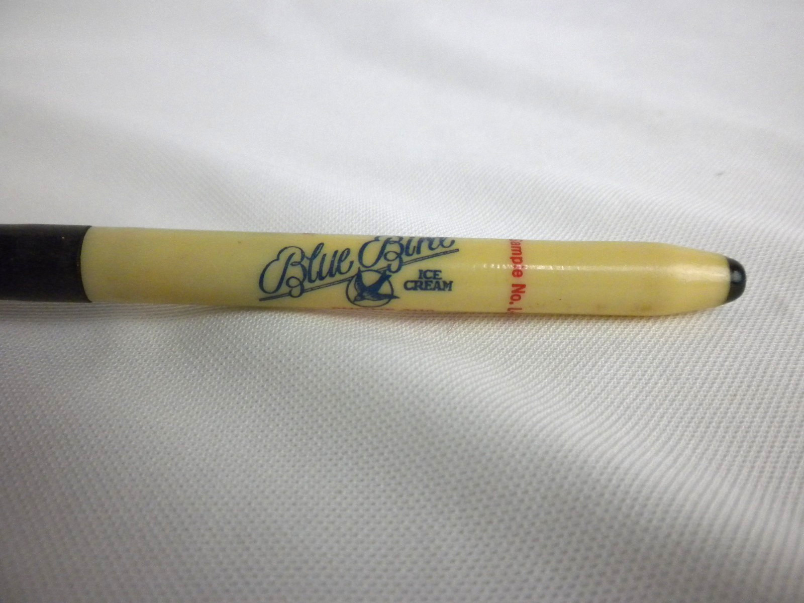 Vintage Blue Bird Ice Cream Waco TX Advertising Mechanical Pencil Sample 5″