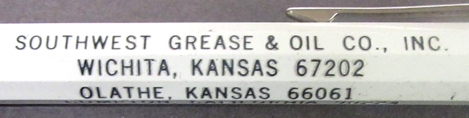 1930s SOUTHWEST GOOD GREASE 5.75″ can top Autopoint Mechanical Pencil xz