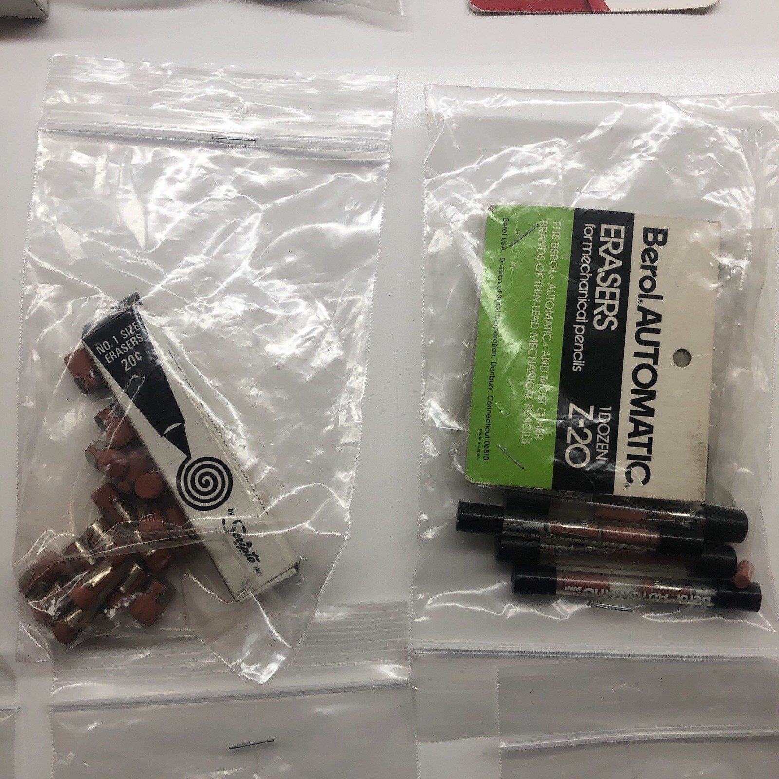 Vintage Mechanical Pencil Lead Eraser Lot