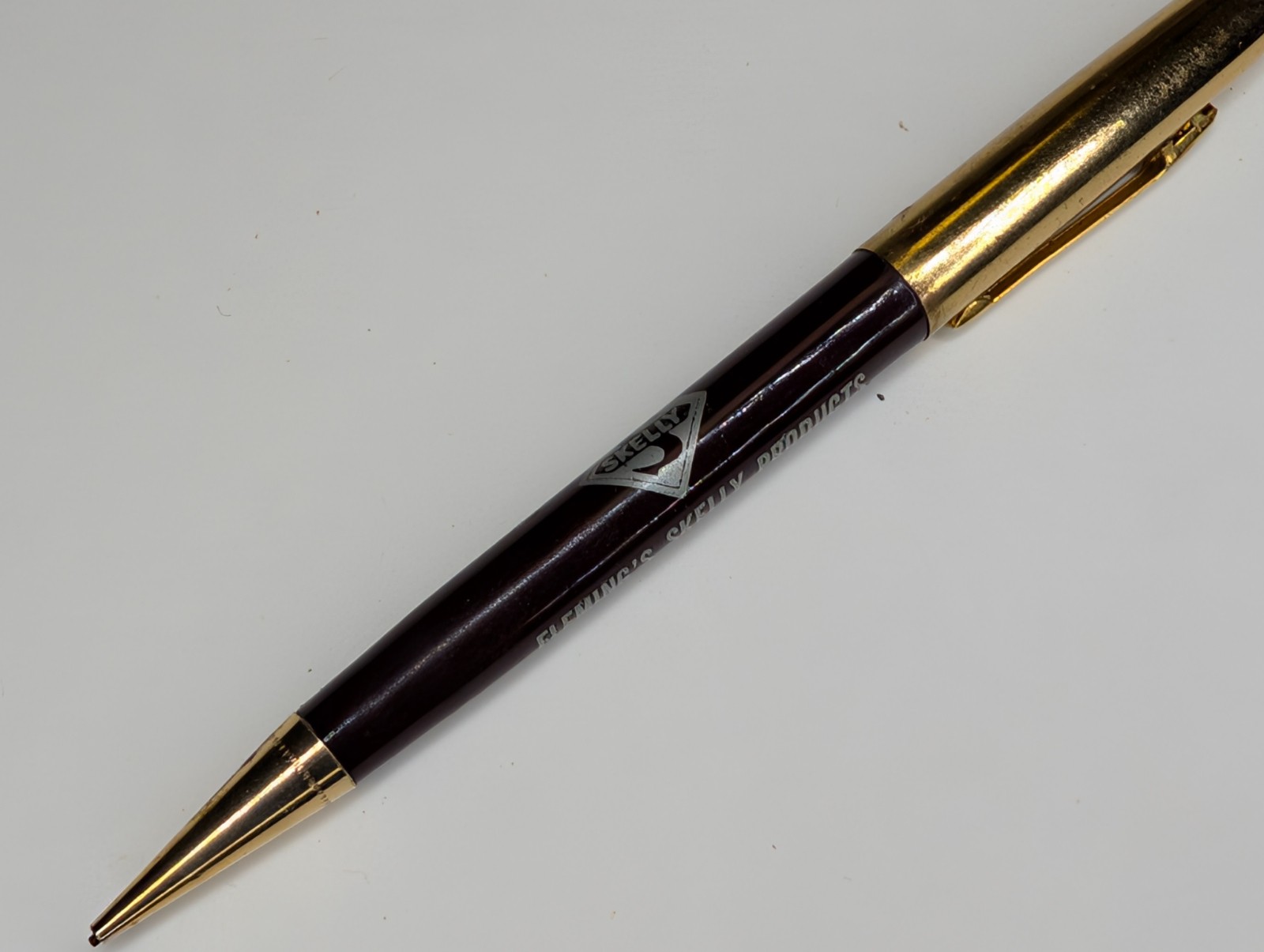 c1960s Traer Iowa Flemings Skelly Mechanical Pencil Gas Oil Paul John 1.1mm IA