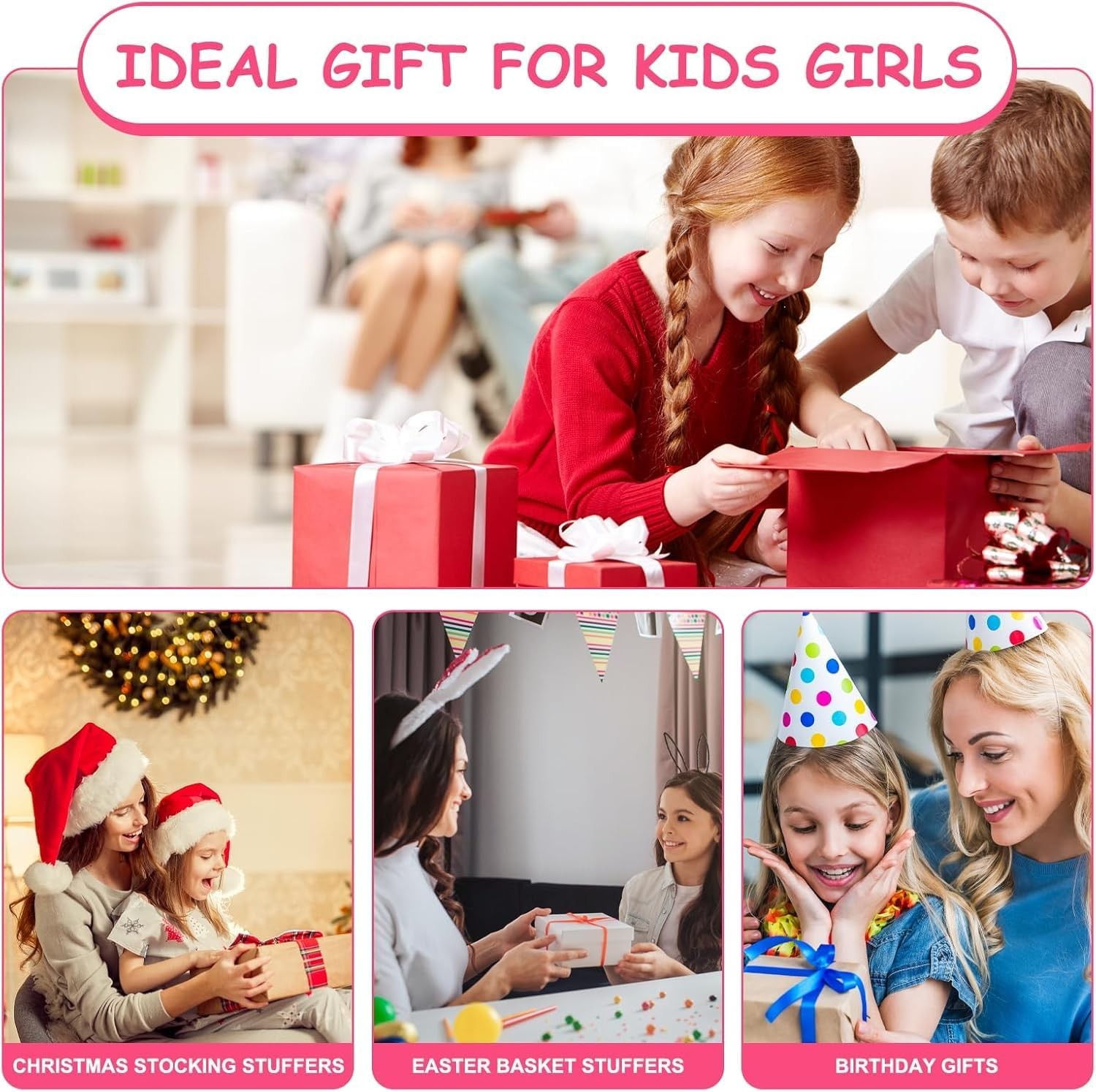 Valentines Day Gifts Kids: 12 Rainbow Colored Pencils,Art Supplies Kids 9-12,Art