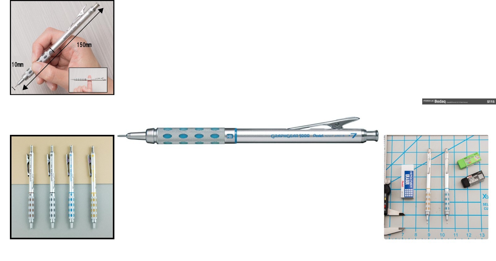 Graph Gear 1000 0.7mm Automatic Drafting Pencil for Precision Professionals