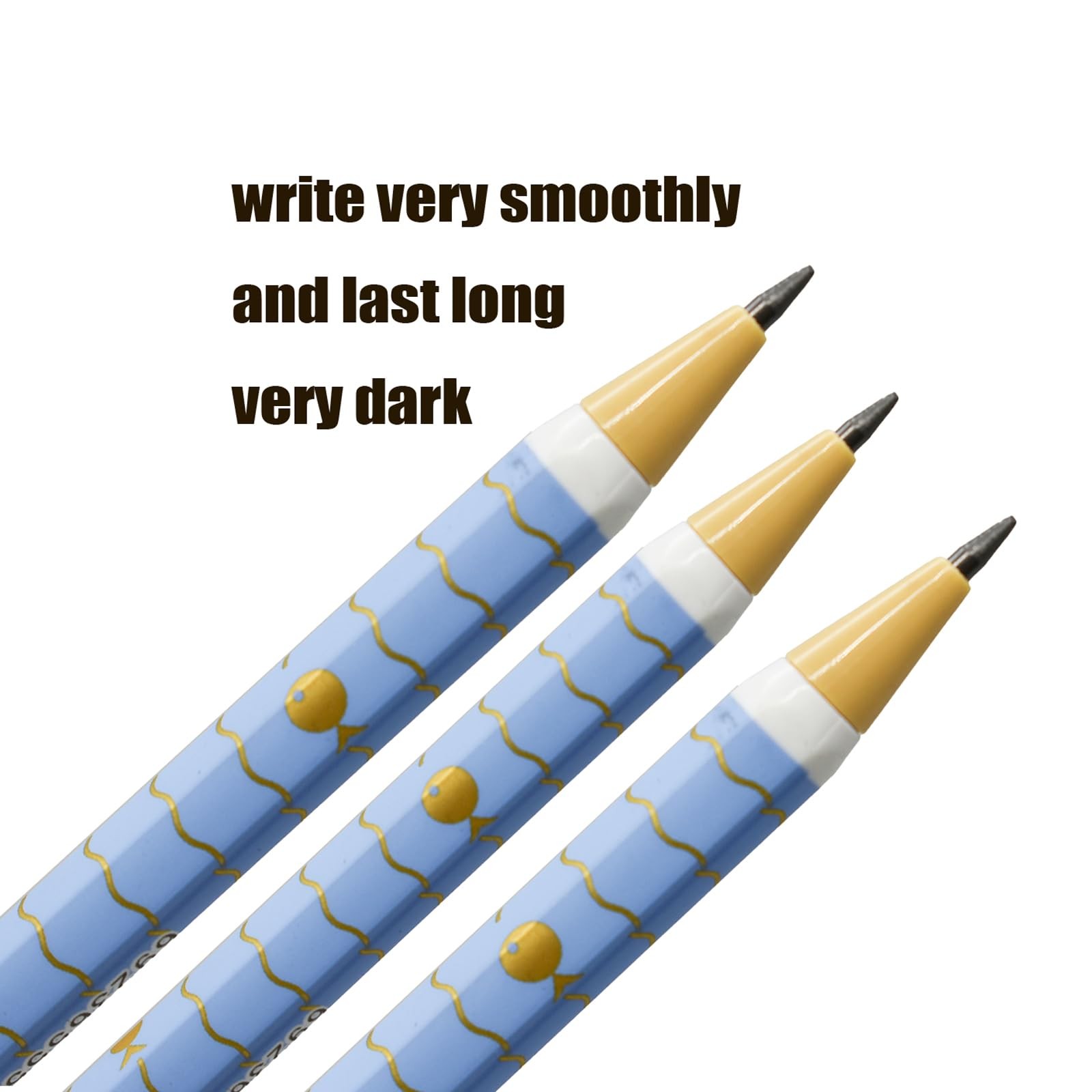 mechanical pencils (wood like) 12-Pack Wood-Imitating Automatic Pencils 2.0mm…