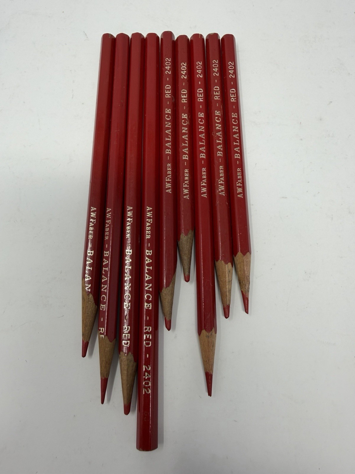 Vintage A. W. Faber Balance Red 2402 Lot