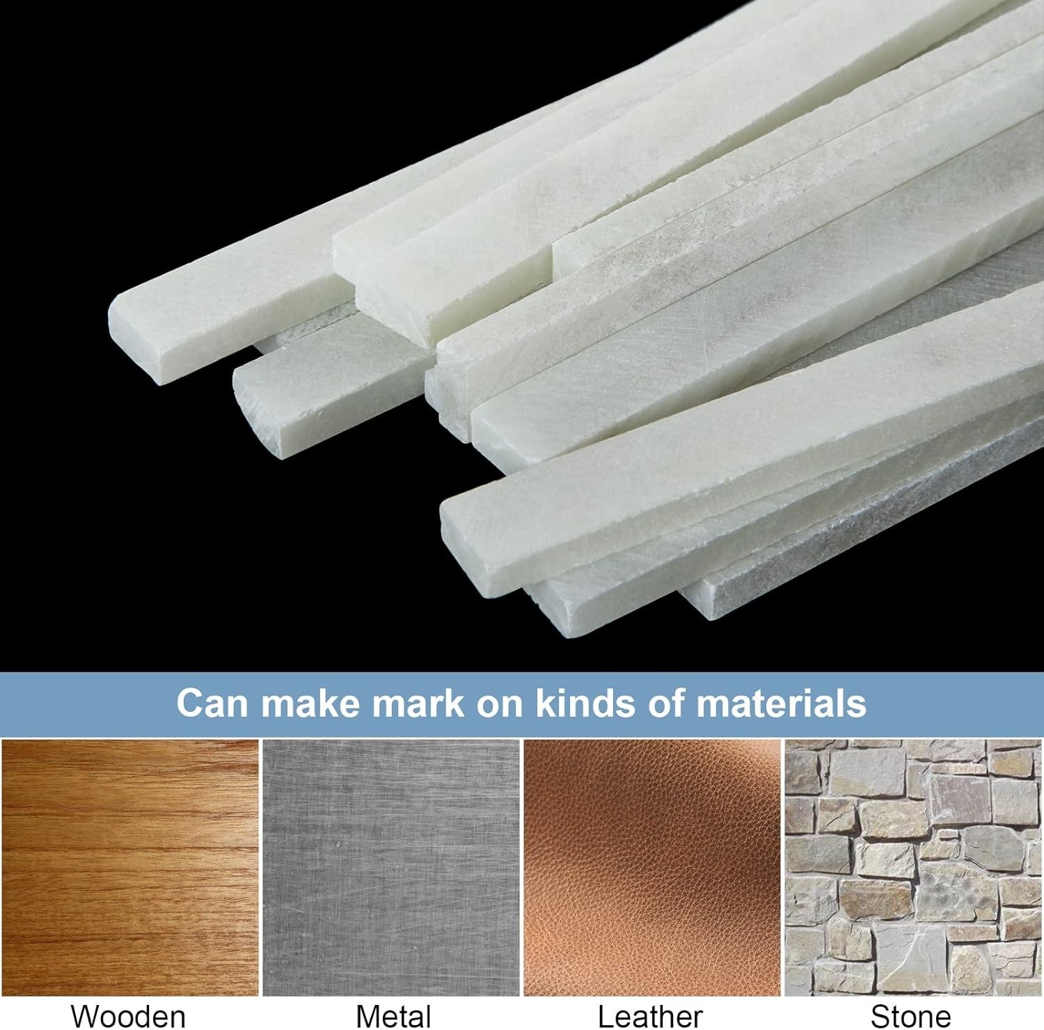 Eco-Friendly 108Pc Flat Soapstone Chalk Set for Precise Marks on Steel and Iron