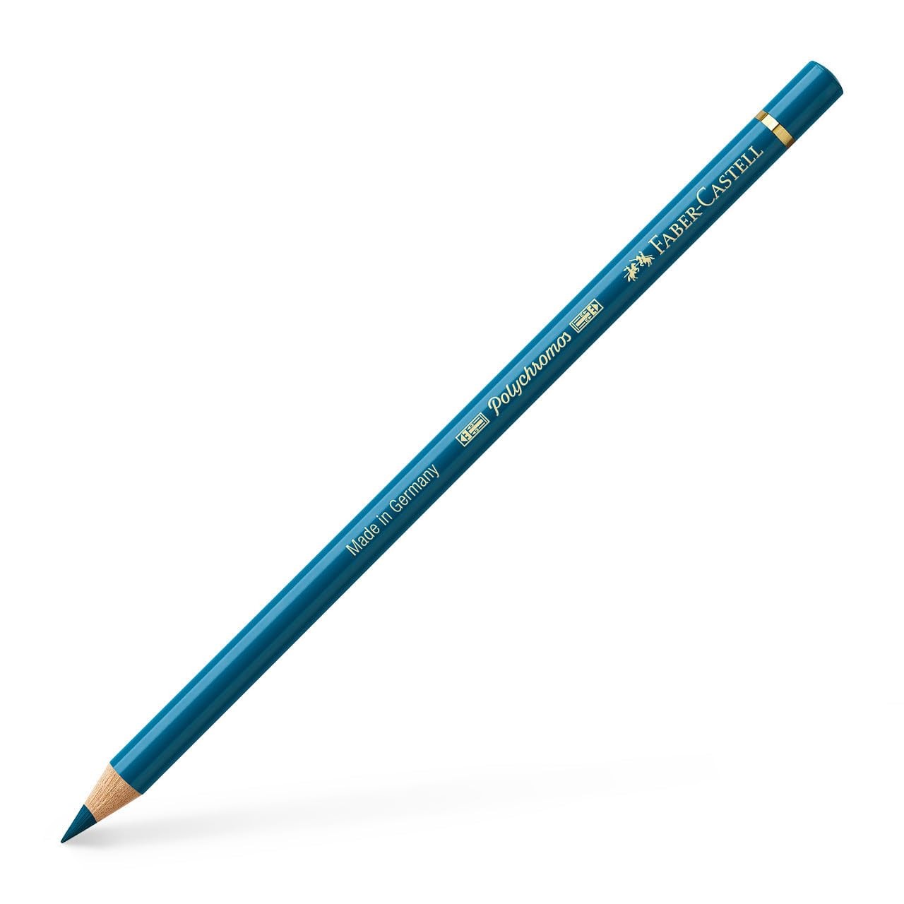 Polychromos Helio Turquoise Artist Pencil 3.8mm Thick Lead Durable Vibrant Color