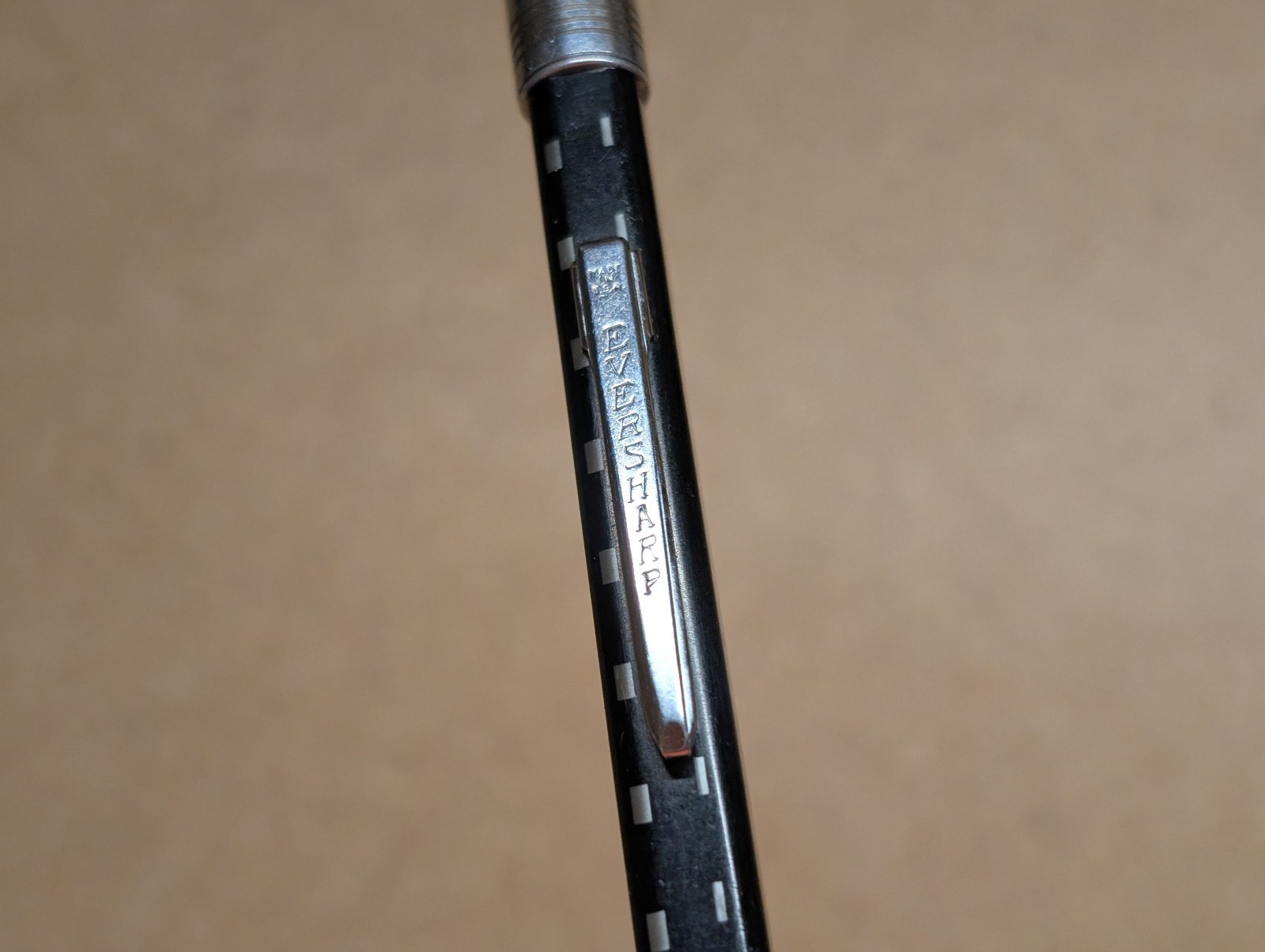 Wahl-Eversharp Square 4 Mechanical Pencil Twist Actuation Black White Squares