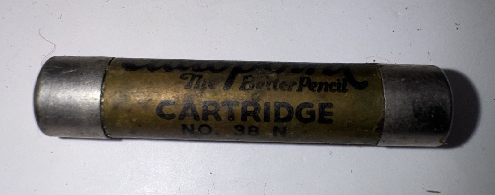 Vintage Autopoint Cartridge Lead Holder Pencil No. 38N Black w/ Leads USA NOB