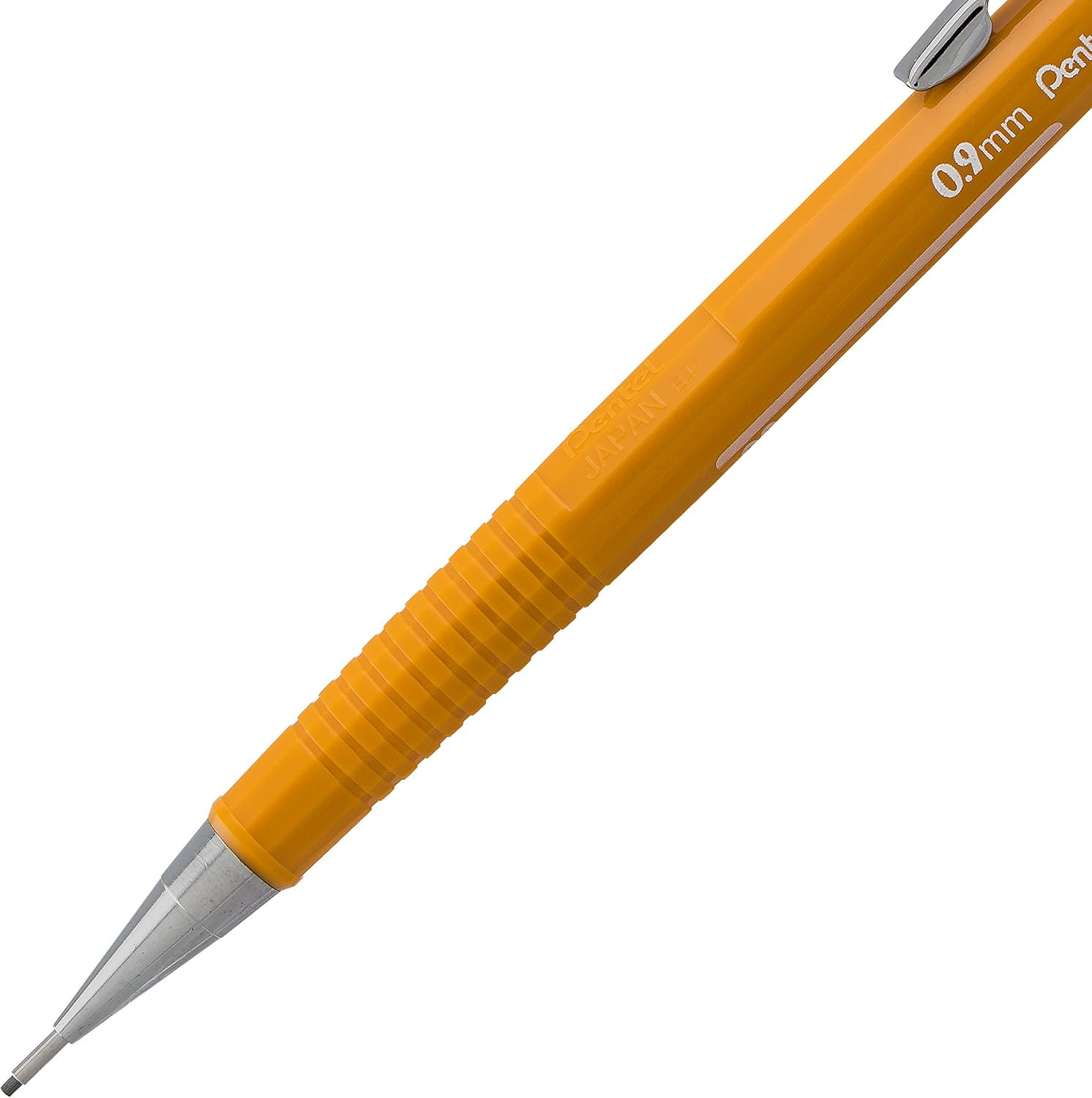 Sharp Mechanical Pencil, (0.9Mm), Bold Line, Yellow Barrel, Pack of 2 (P209BP2-K