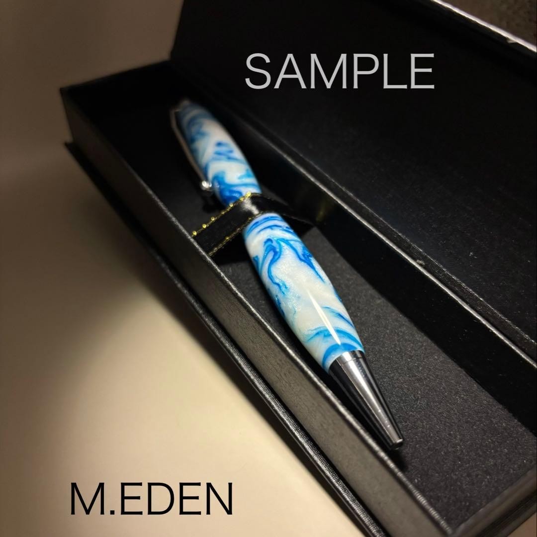 Acrylic resin mechanical pencil 0.5mm knock type handmade