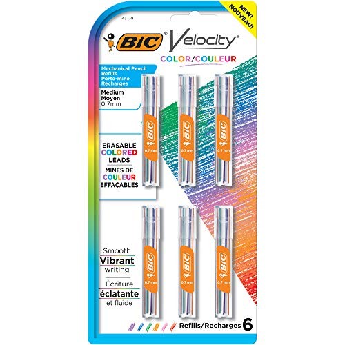 Velocity Colored Lead Mechanical Pencil Refills – Medium Point (0.7mm) – Model 0