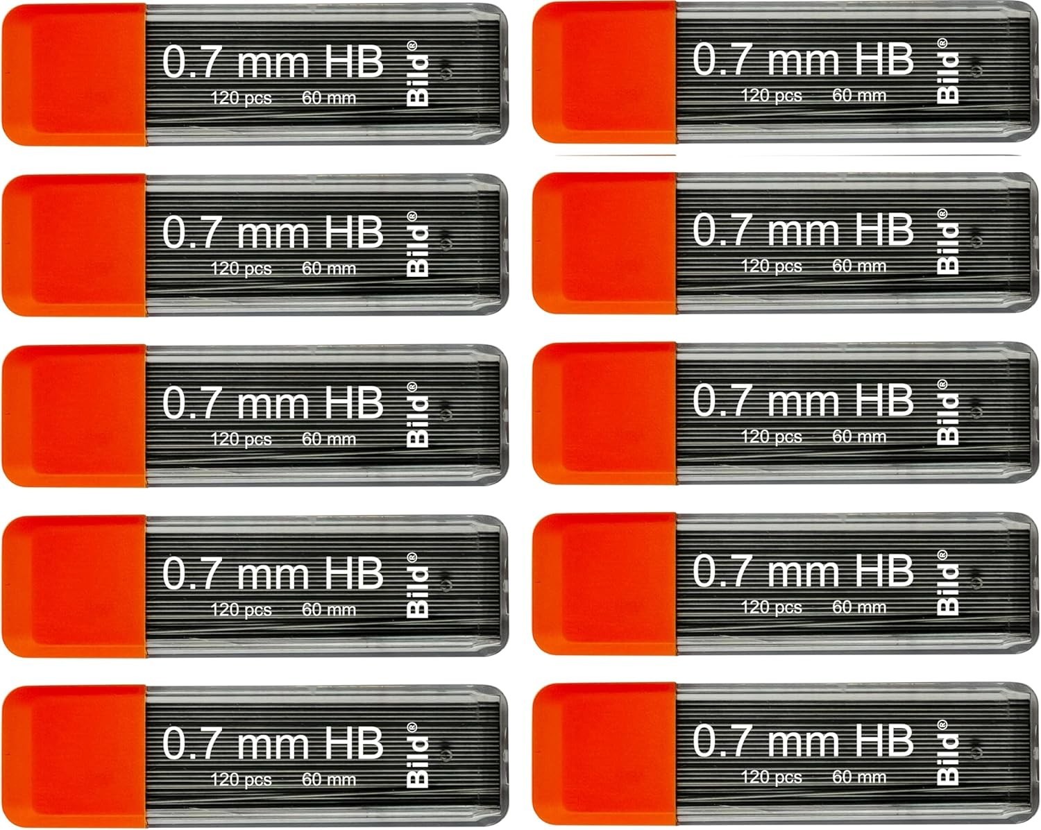 0.7 mm Mechanical Pencil Lead Refills HB Mega, 0.7 mm