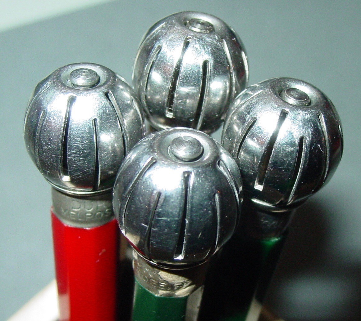 4 Vintage Bell Systems Autopoint Phone Dialer Mechanical Pencils Mixed Lot USA