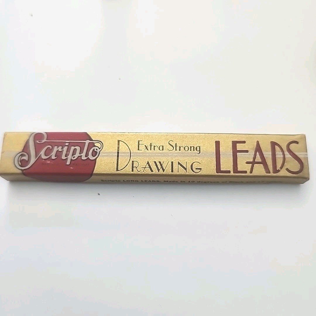 Vintage SCRIPTO Extra Strong Drawing Writing Leads Made in the U.S.A. 6 NO.130