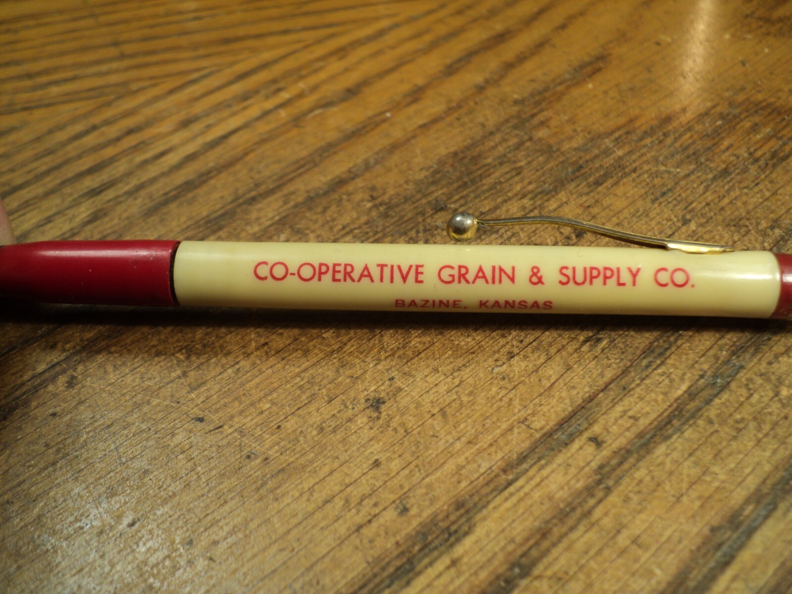 Vintage Ritepoint Mechanical Pencil Co-Operative Grain Supply 5-15/16 Wheat Top