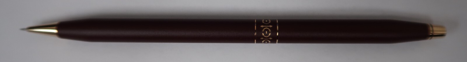 Cross Ladies Century 0.5mm Pencil Burgundy W/ Gold Design Made In USA New In Box