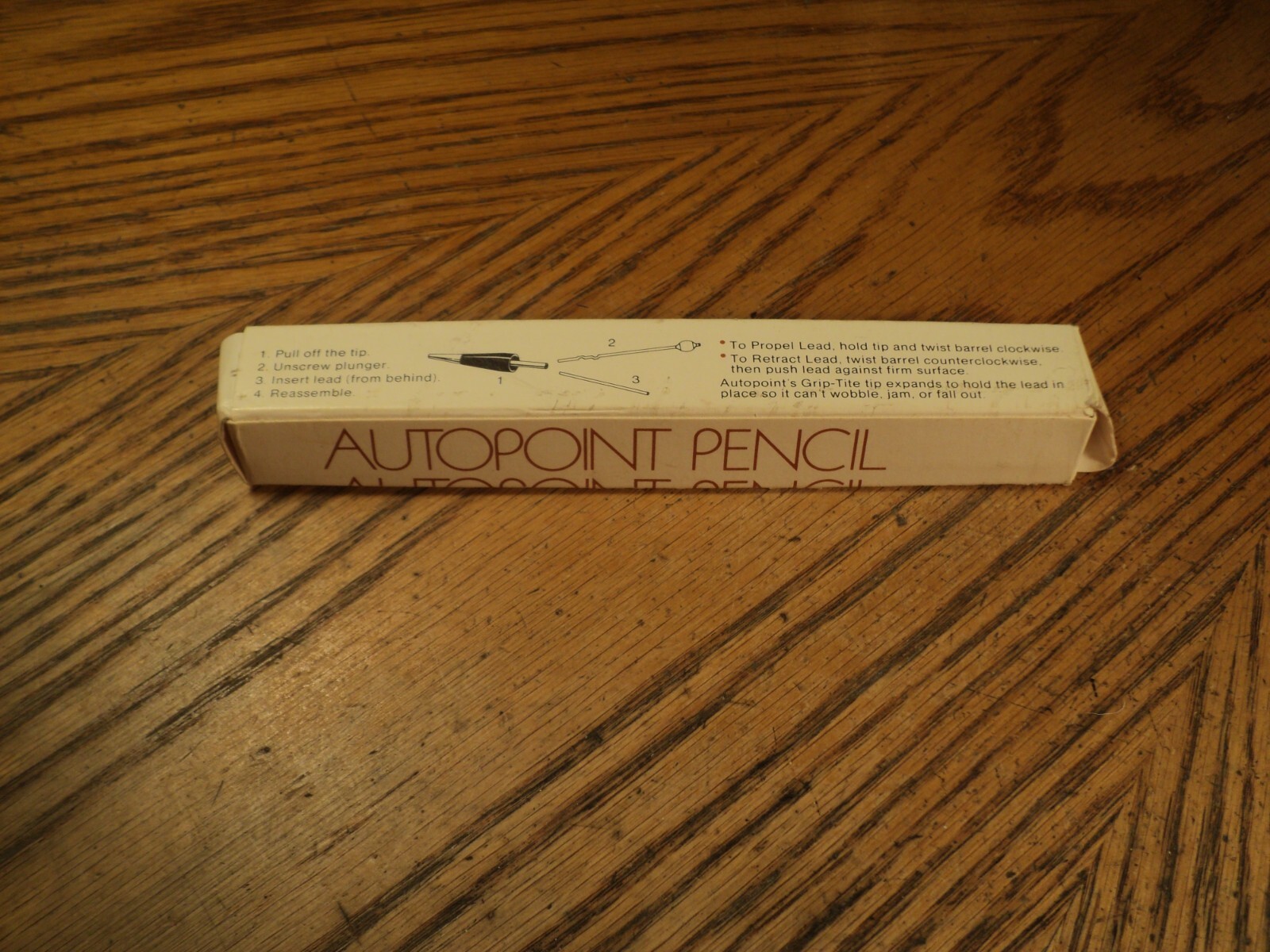 Vintage Autopoint Mechanical Pencil w/Box Advertising ASEA Industrial Systems *