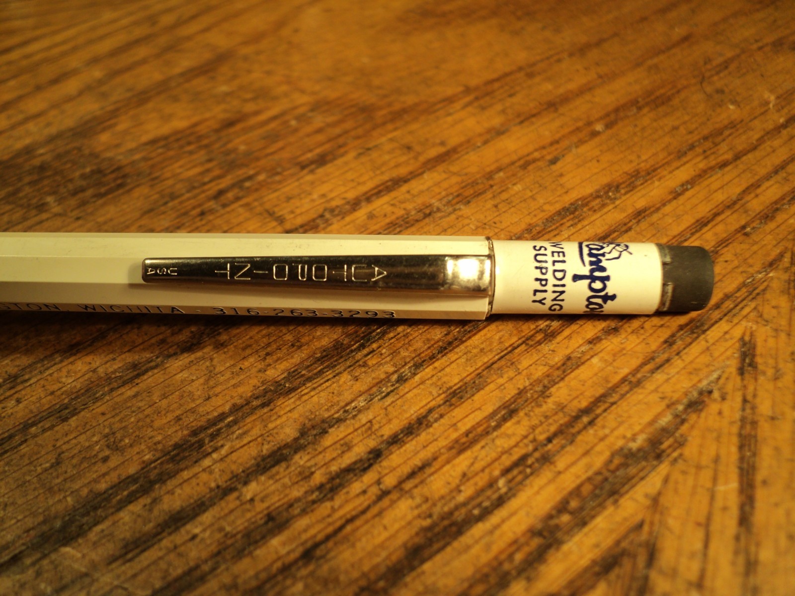 Vintage Autopoint Mechanical Pencil Advertising Lampton Welding Supply Wichita