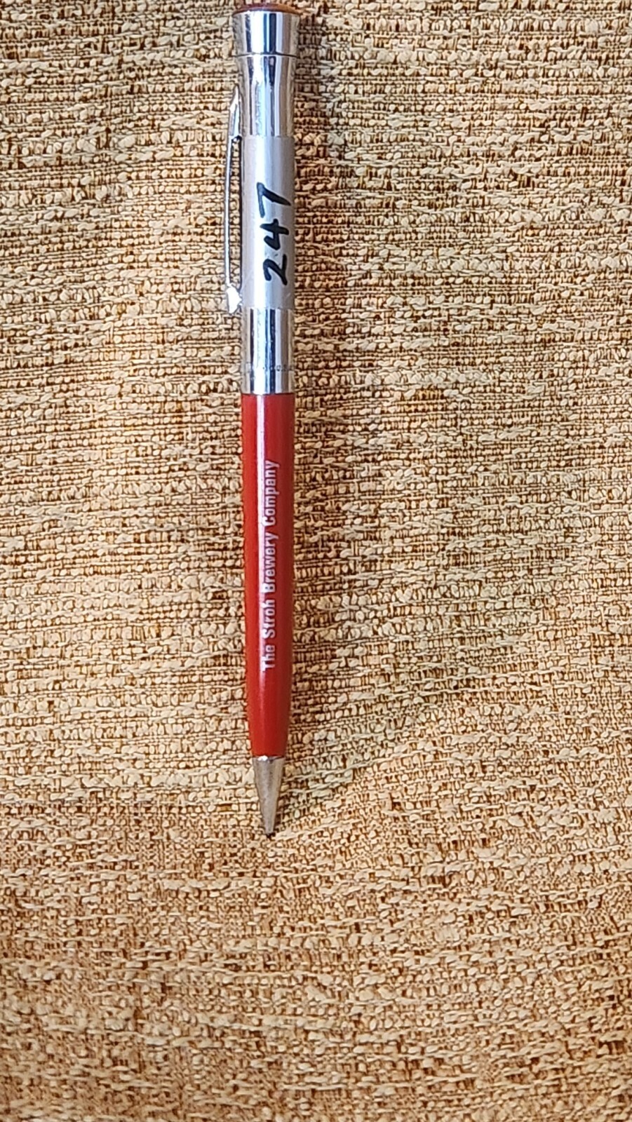 Garland mechanical Pencil Bubble Top The Stroh Brewery Company Salesman sample