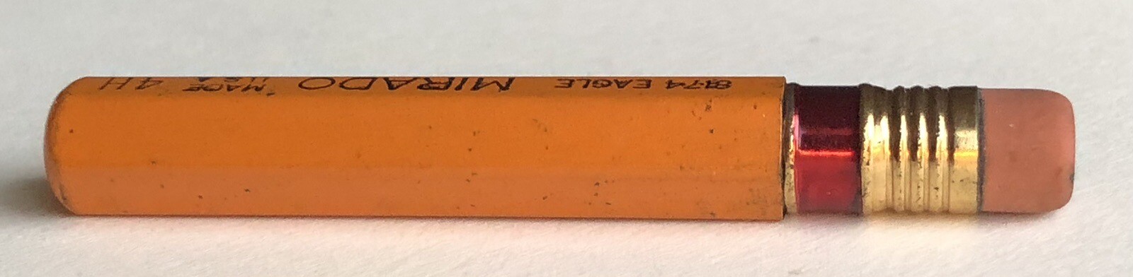 Vintage EAGLE Mirado Mechanical Pencil Lead 4H Black 1.18mm 24pk Tube Eraser USA