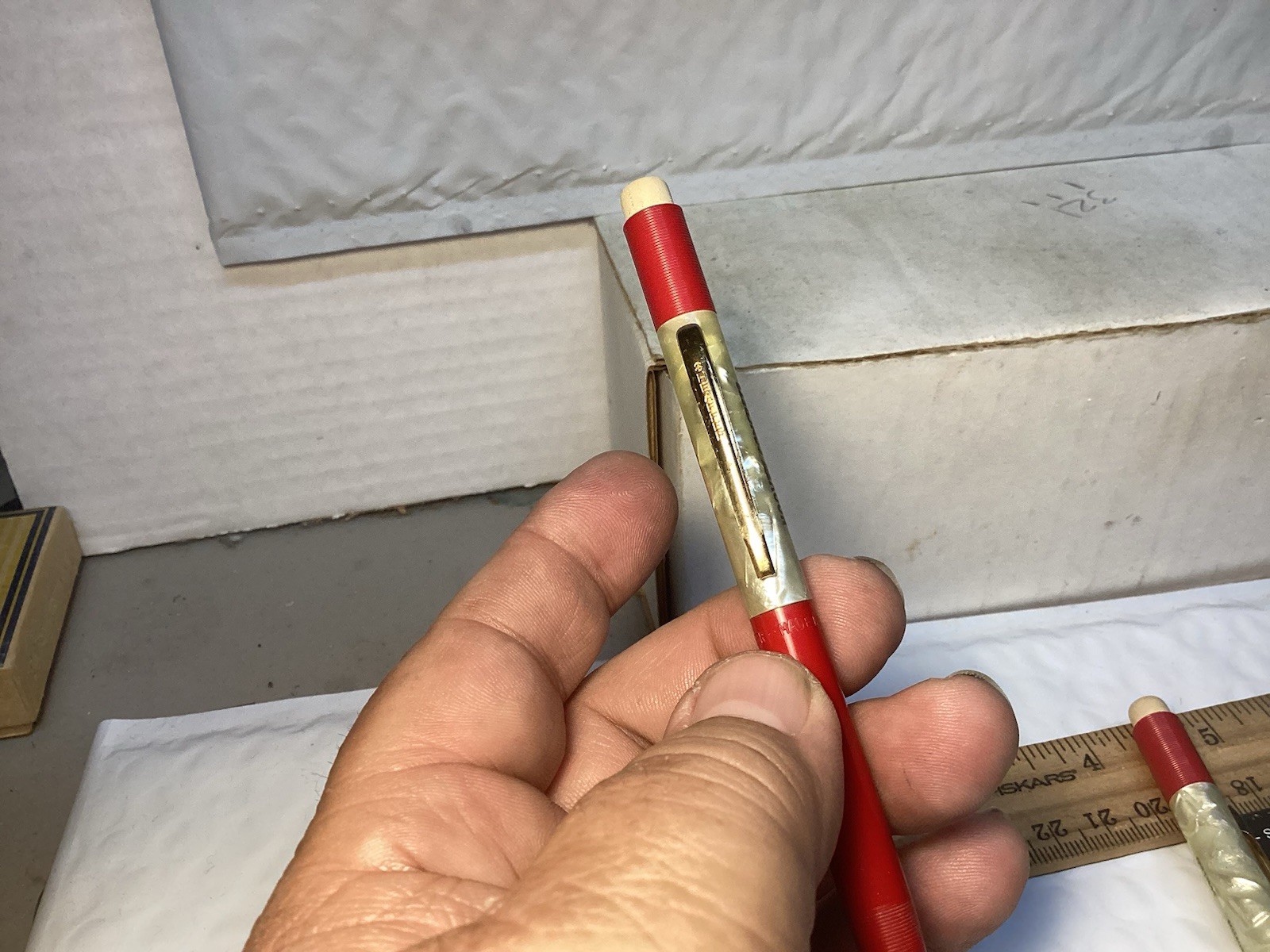 Vintage Sheaffer Mechanical Pencils Lot Of Two. With Extra Lead And Erasers. Exc