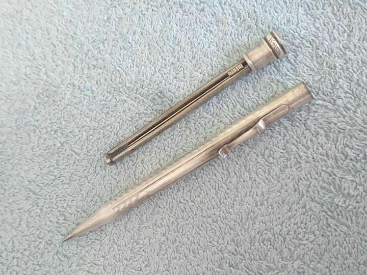 🔴Vintage WAHL EVERSHARP Triple SILVER Plated Mechanical Pen🔴
